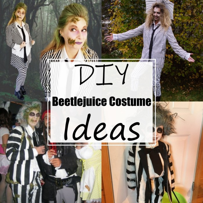 Diy beetlejuice costume